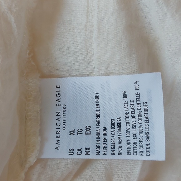 American Eagle Boho Gauze Tier Skirt XL - Picture 6 of 6